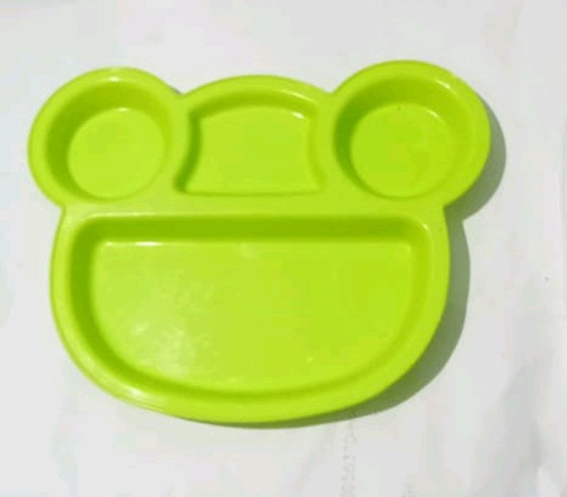 Plastic Plates For Kids Pack Of 4