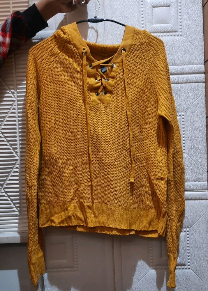 Mustard Colour Sweater