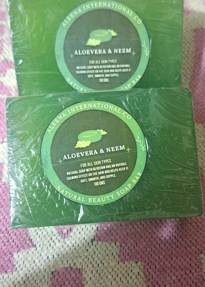 Handmade soap- Neem & Aloevera .. 2 qt