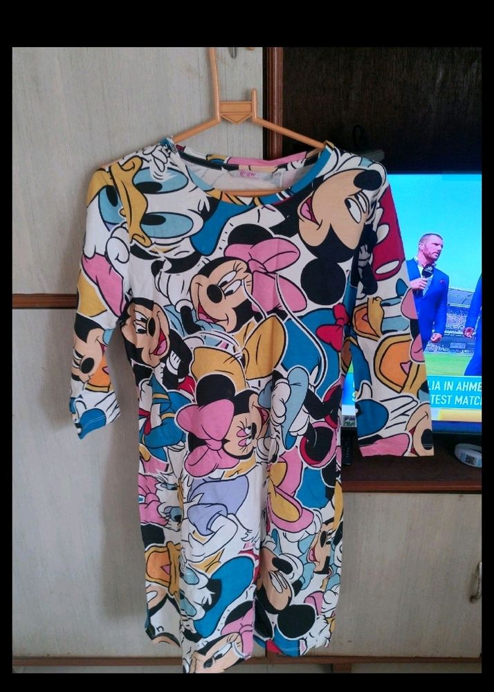 Ginger Mickey Mouse Dress