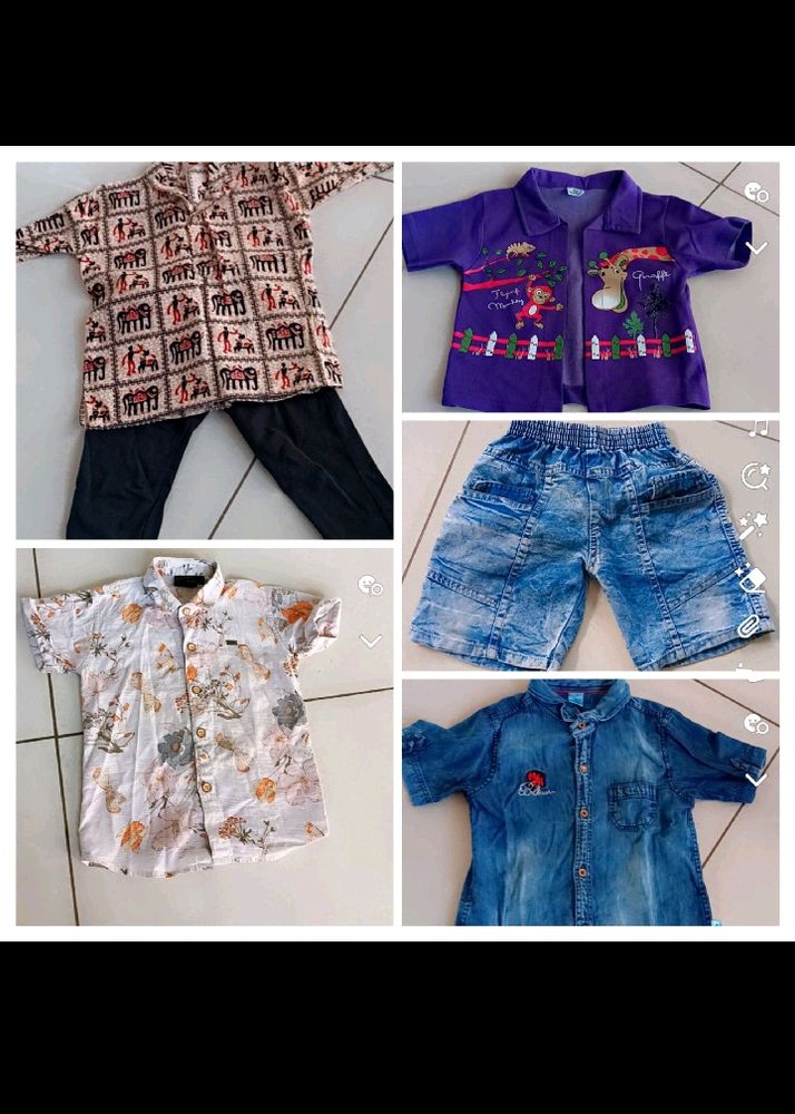 5 Piece Combo For 2_3 Year Kids Clothes