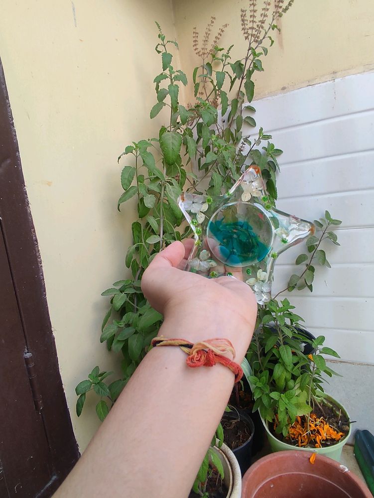 Resin Diya Stand For Diwali