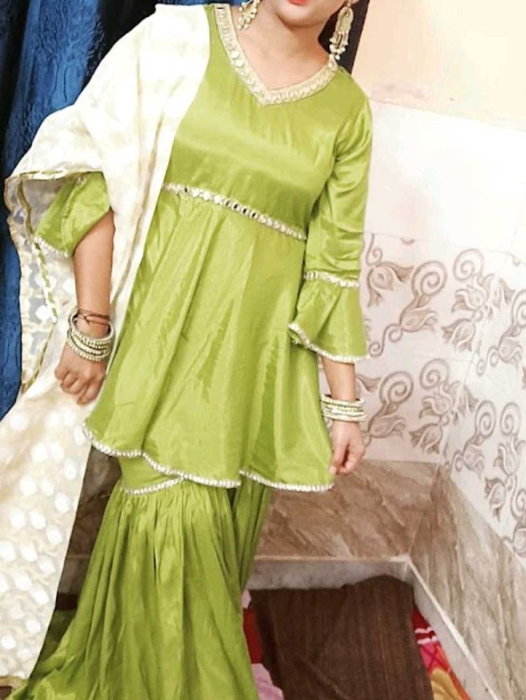 Plazo Suit With Dupatta