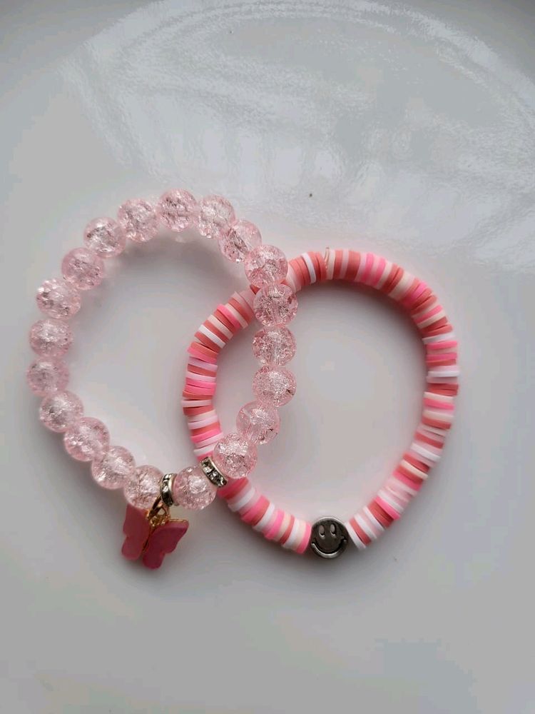 Pink Bracelet Stack