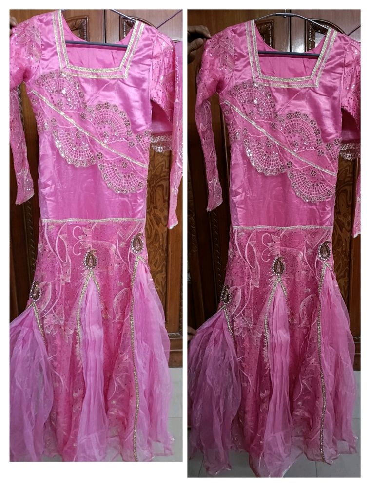 Baby Pink Colour Gown