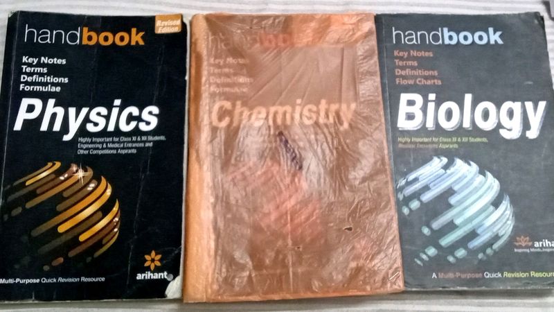 Arihant Physics Chemistry And Biology Handbooks