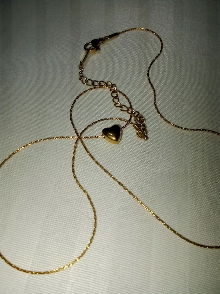 Heart Stainless Gold Chain