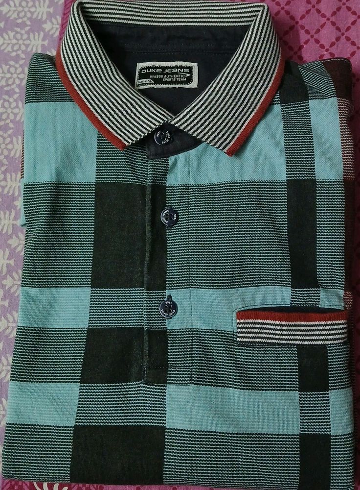 Multi Colour Half Sleeve Shirt Like New