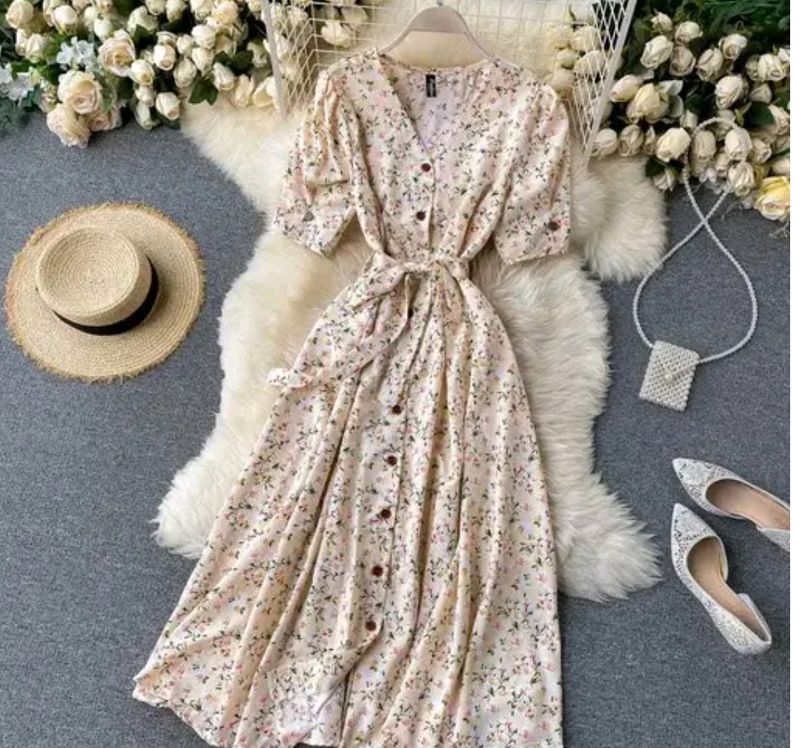 Pretty Beige Dress