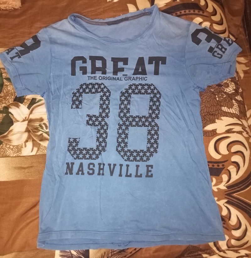 Great 38 Nashville Light Blue Tshirt