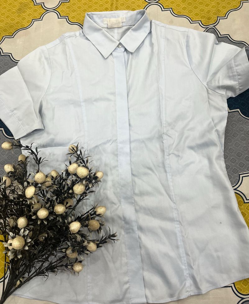 light blue formal shirt