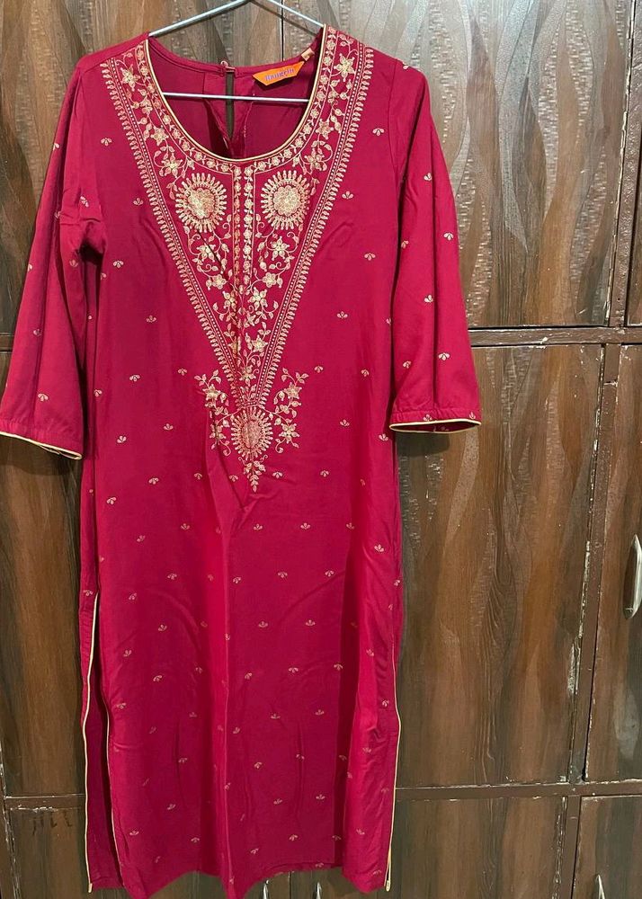 RANGRITI foil Printed Kurta ❤️👌