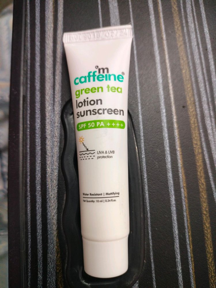 M Caffeine Green Tea Sunscreen Lotion