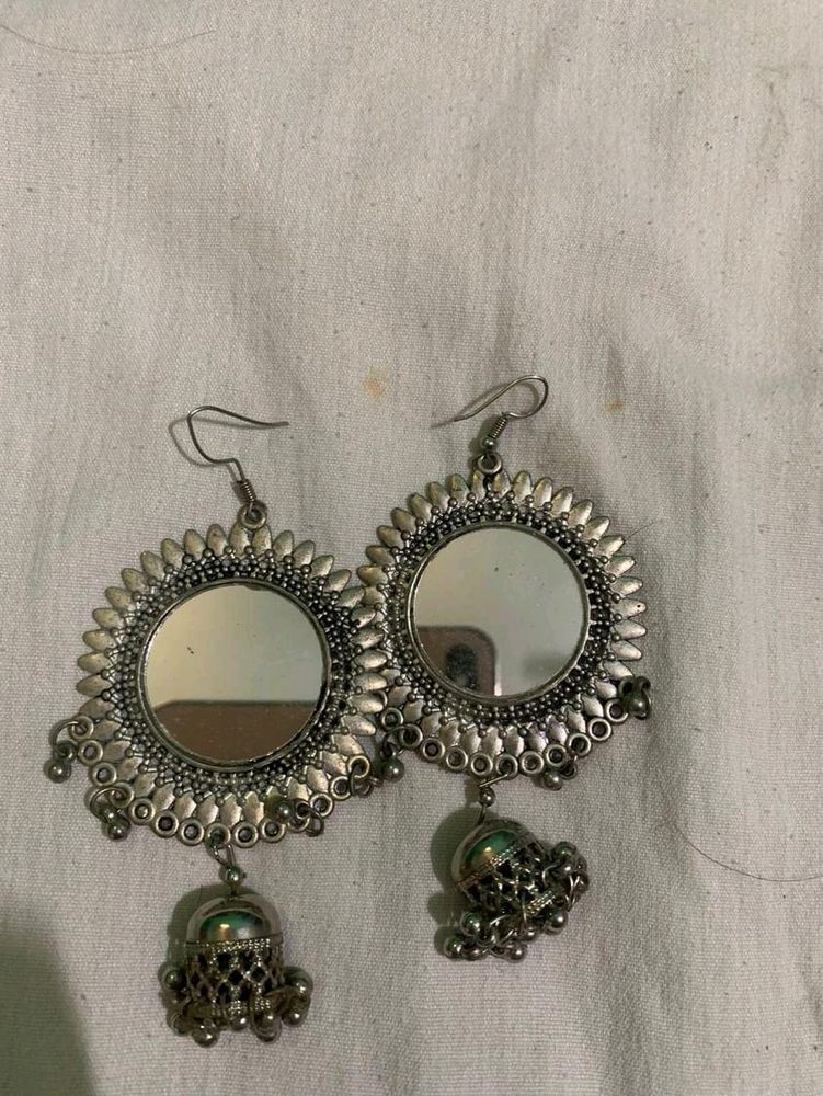 Mirror Silver Earrings