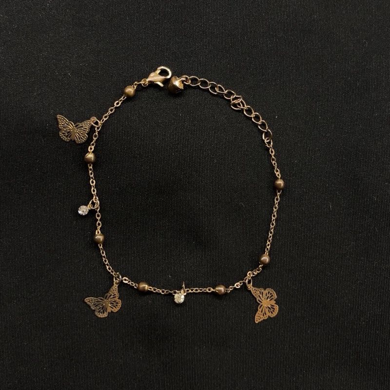 Butterfly Charm Anklet