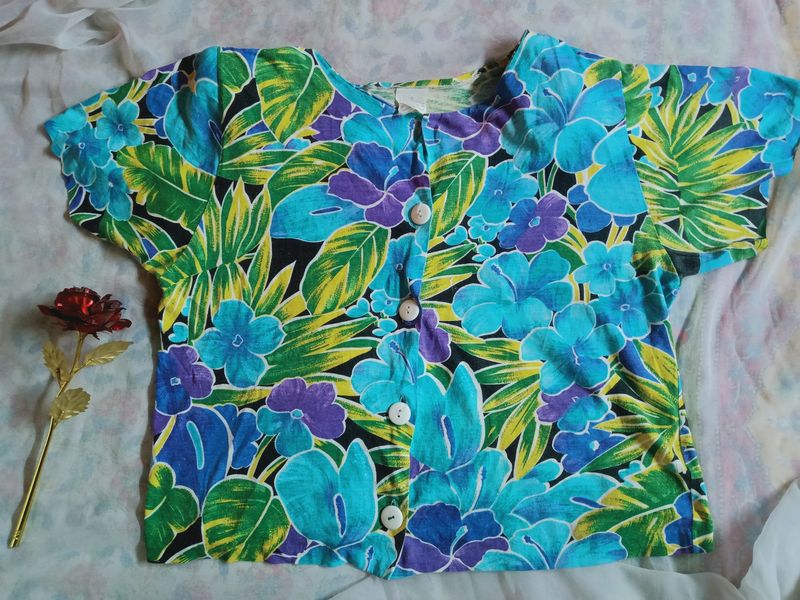 🌼🌺 Crop Shirt For Women 🌼🌺