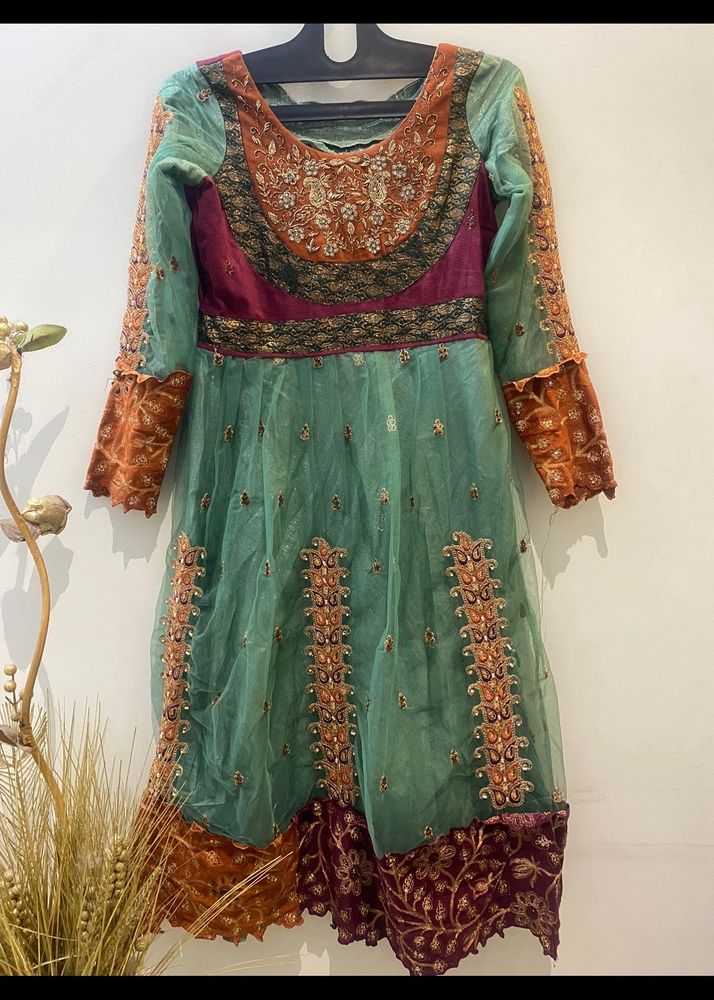 Designer Anarkali With Pant