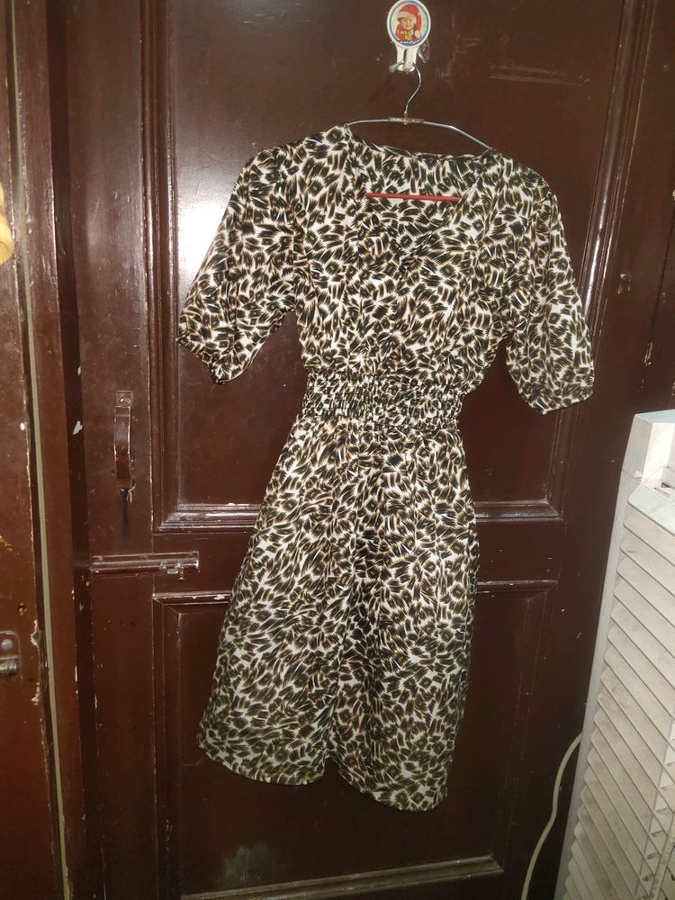 Leopard Print Dress Very Pretty 1 Piece