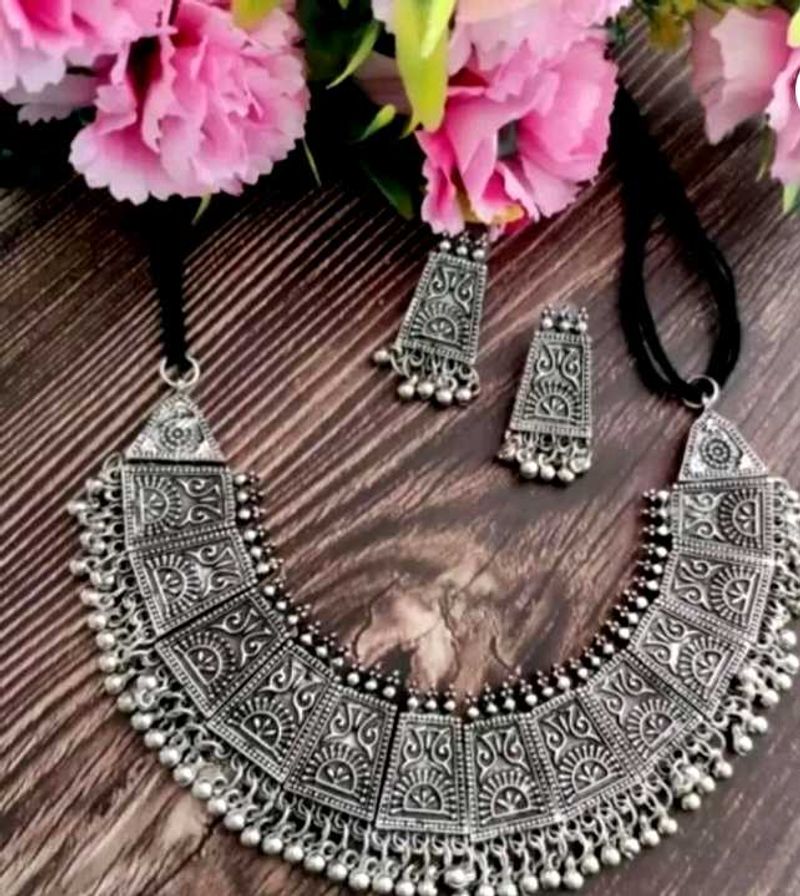 Alloy Jwellery Set (Silver)