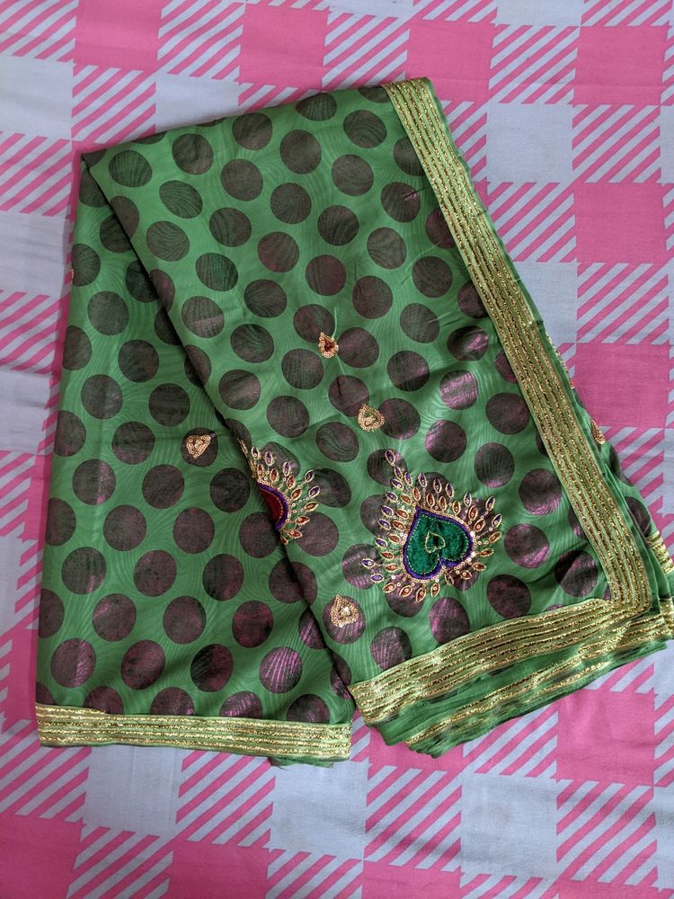 Embroidered Saree Offer