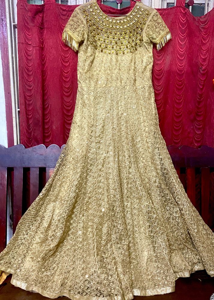 Royal Gorgeous Gold Ethnic Gown😍❤️