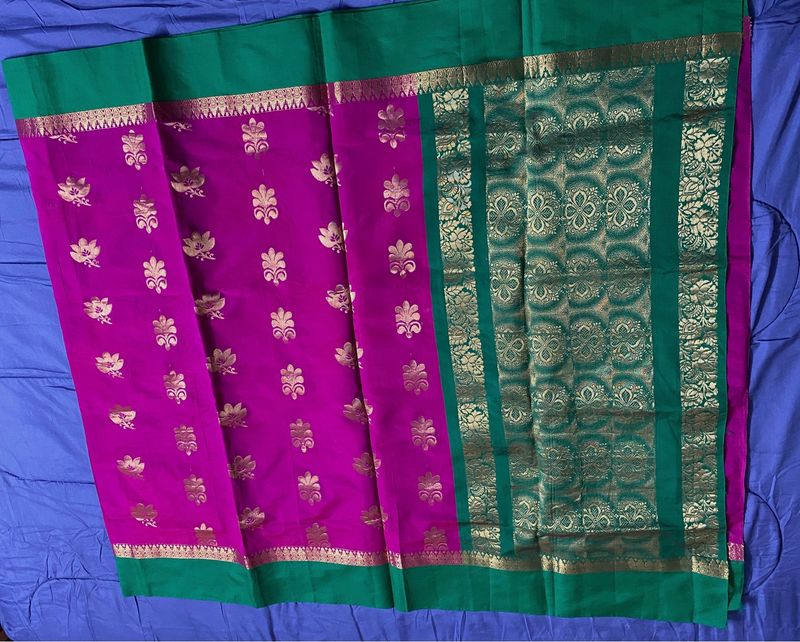 Beautiful Magenta Color Saree