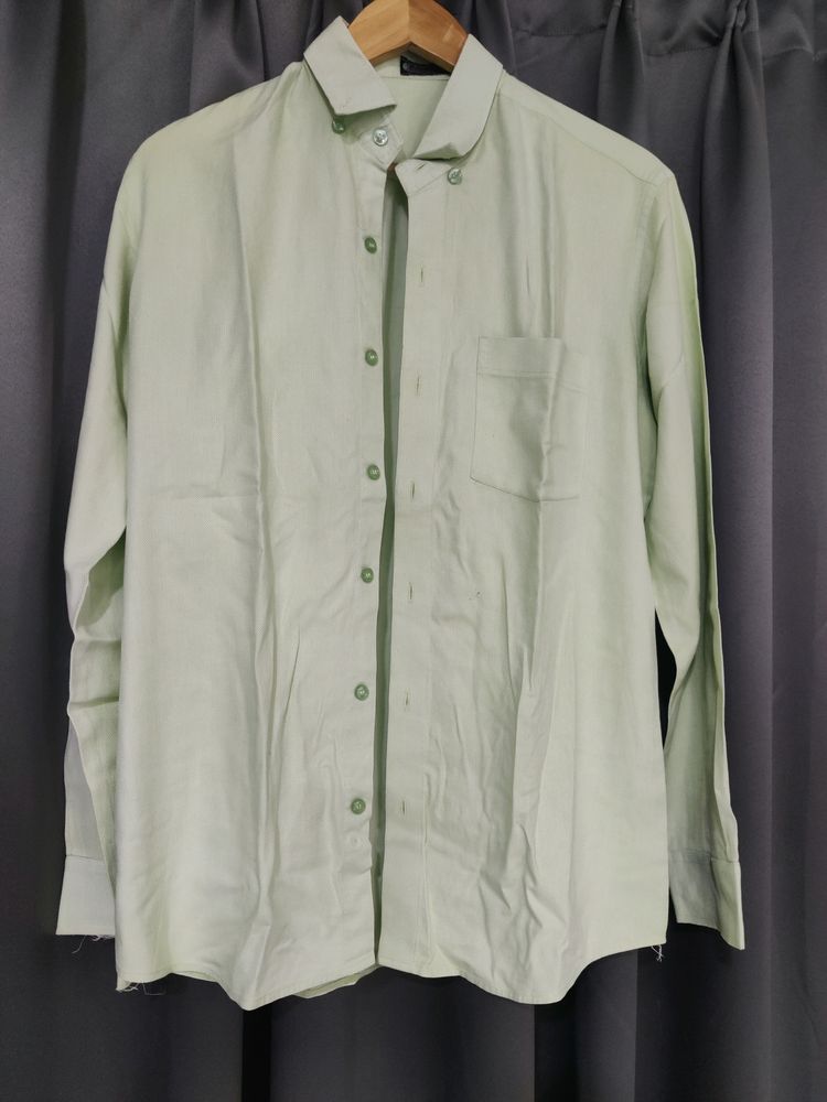 Set Of Two Shirt (Pista Green+Grey)