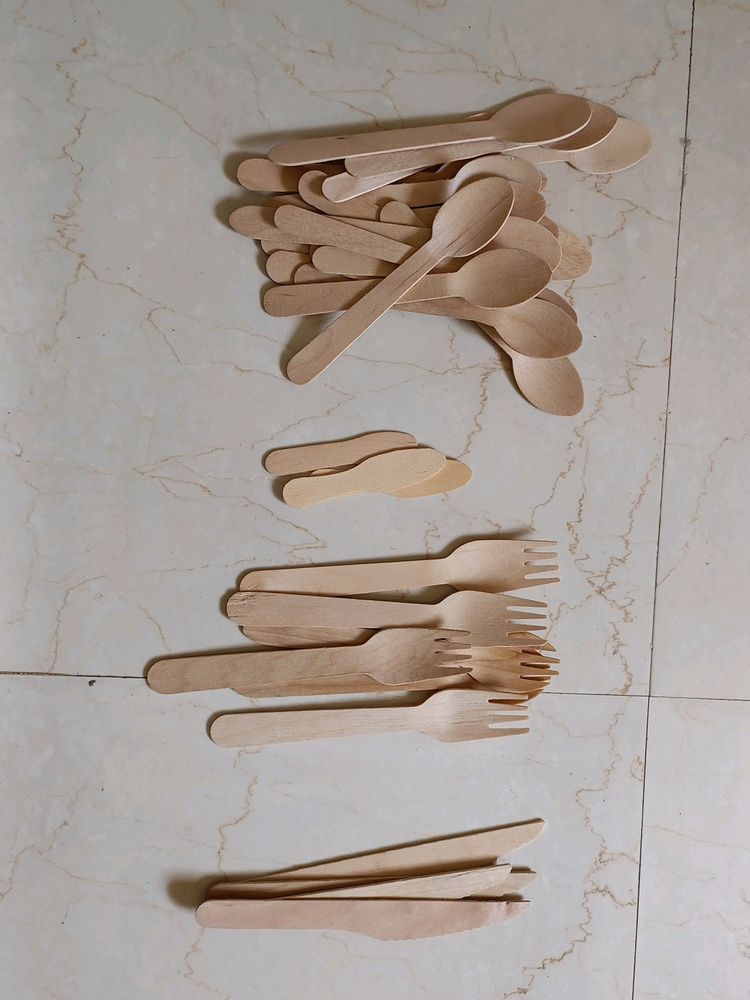 Wooden Spoons, Fok, Butter Knife