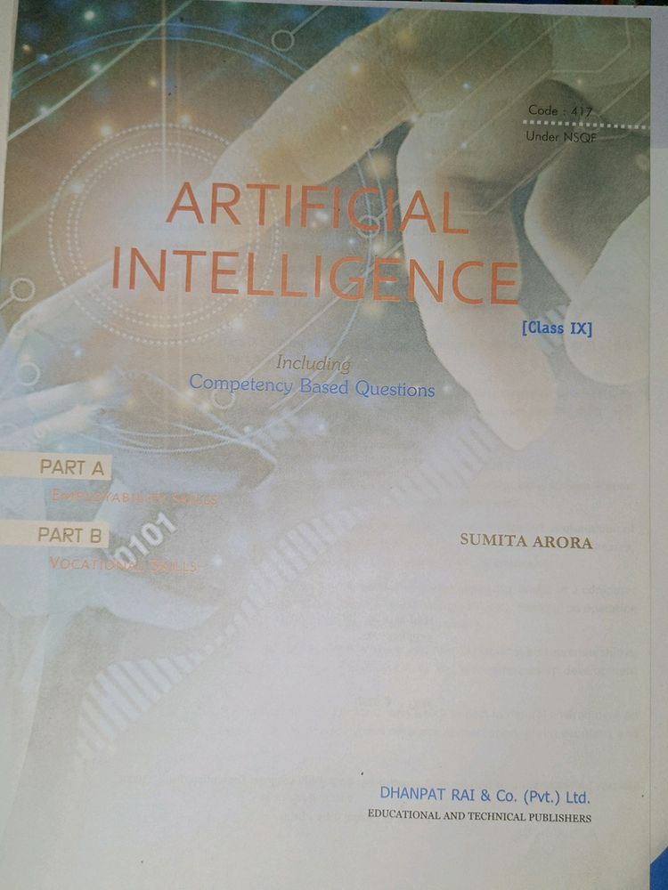 Artificial Intelligence Class 9 Book