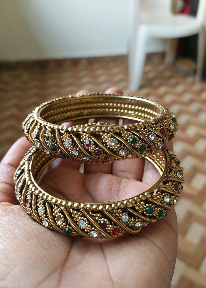 Diamond Studded Kada (Bangles)