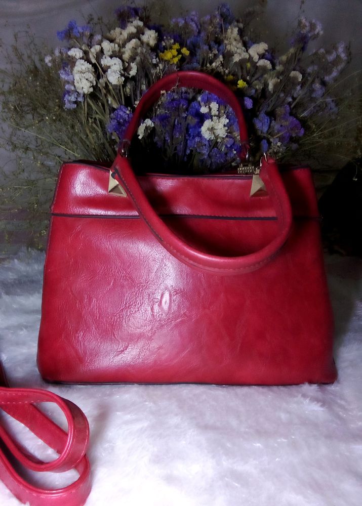 Classy Red Hand Bag