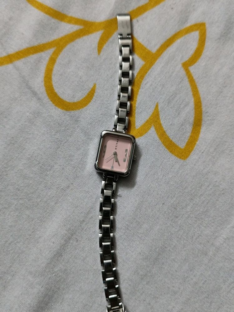 Like New Titan Cute Pink Watch