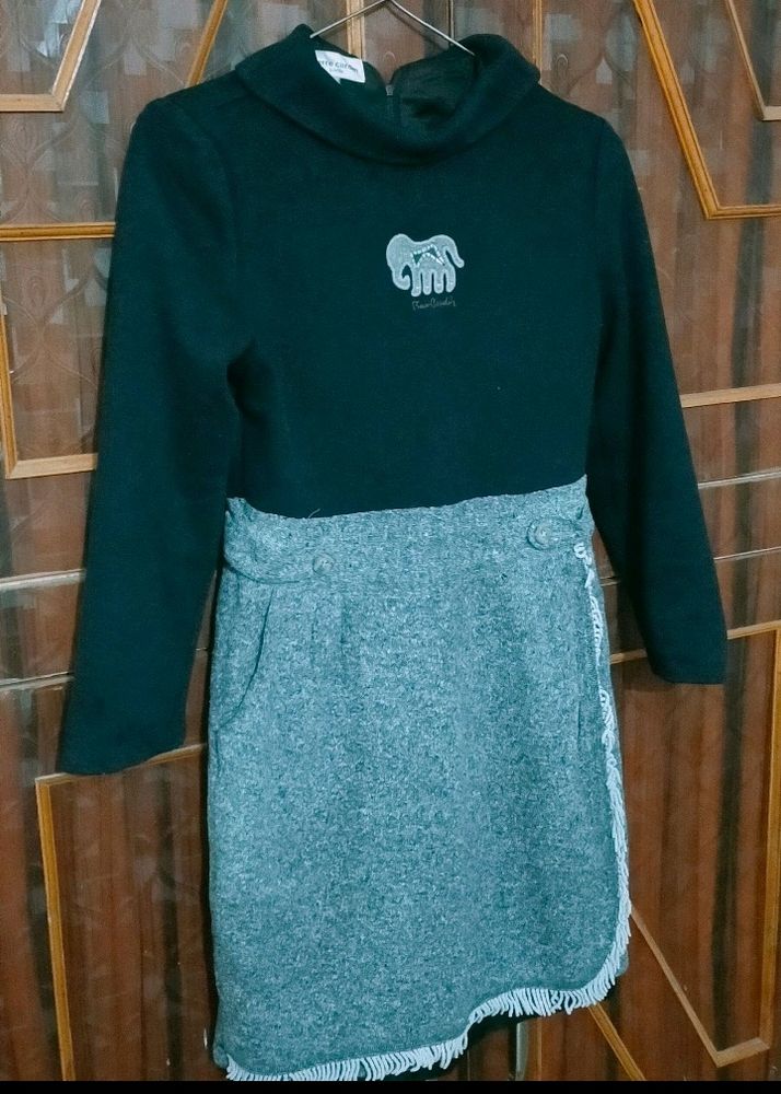 Pierre Cardin Woolen Dress For Girls