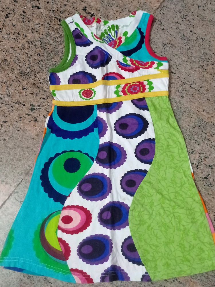 Multi Colour Girl Frock