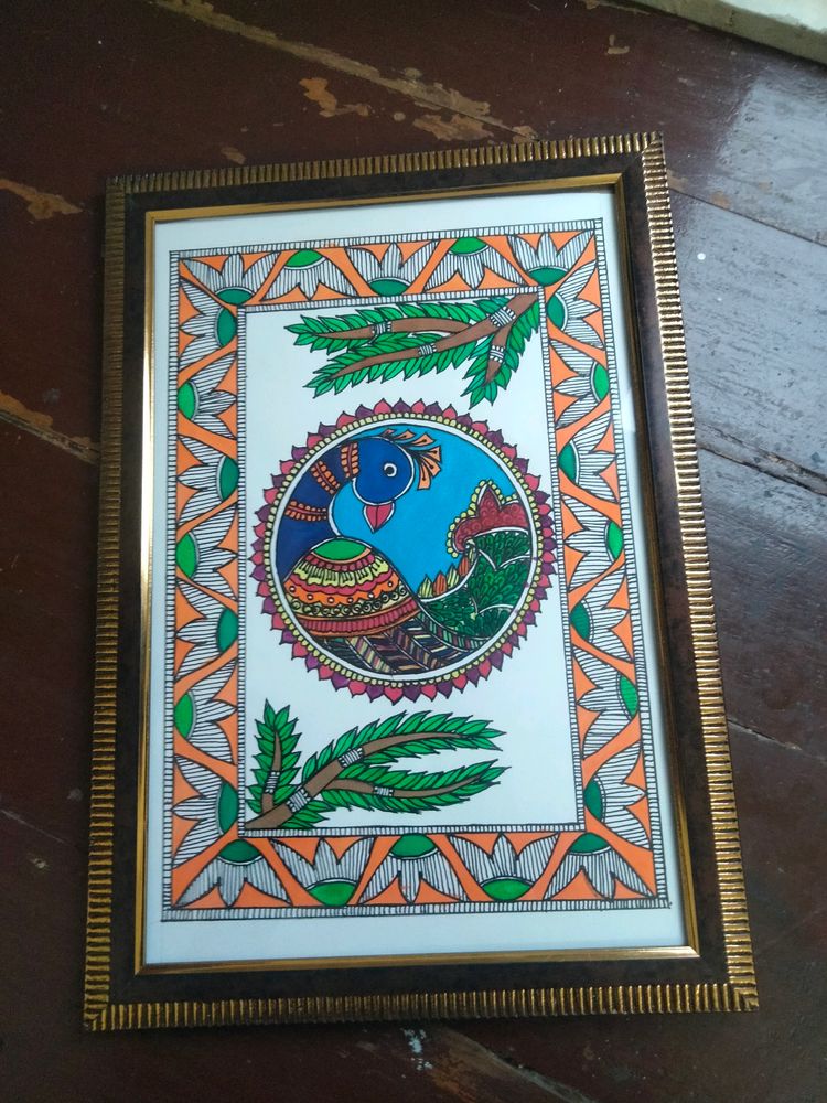 Mithila Painting With Frame