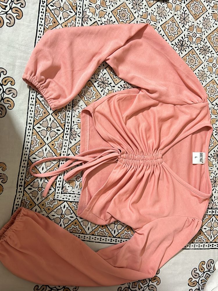 Peach knot top💗