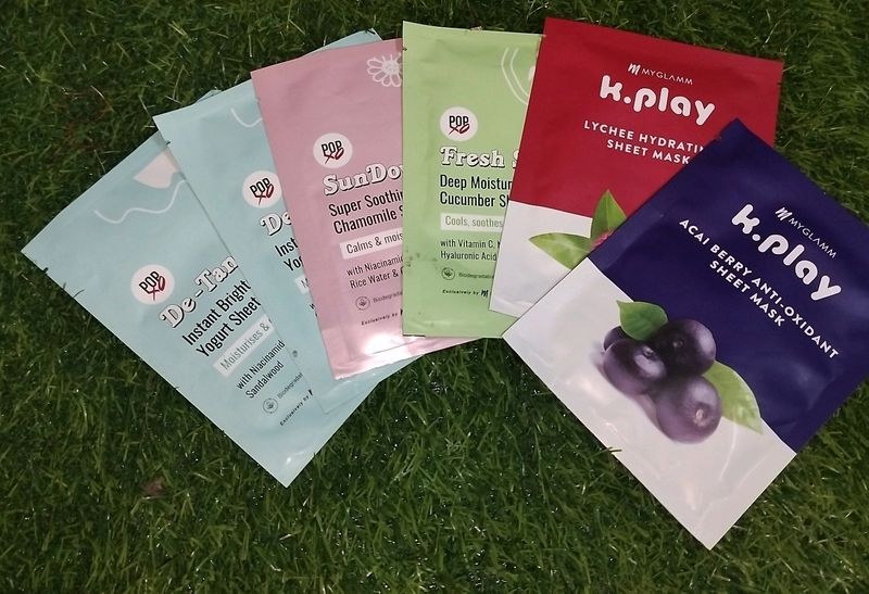 Myglamm Combo Of 6 Sheet Mask