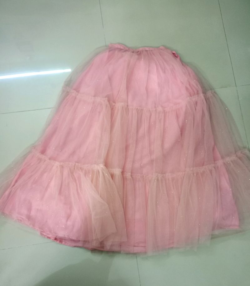 Deal Price... Limited Period!! Net Layered Skirt