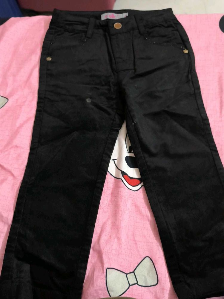 Black Party Wear Pants For 3 Year