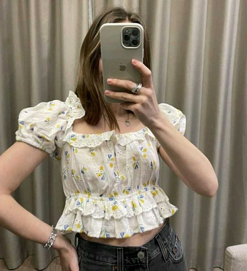 Zara Printed Top