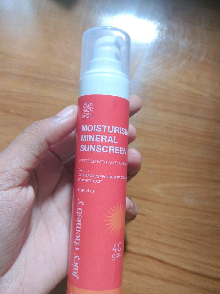 Juicy Chemistry Moisturising Mineral Sunscreen