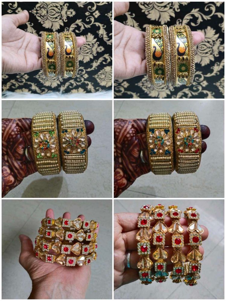 6 Sets Broad Bangles