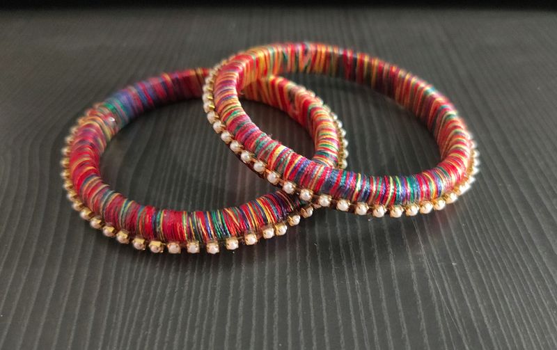 Multi Colour Hand Made Bangles