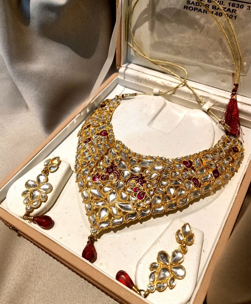 🔥Women Wedding Wear Jewellery Set🔥