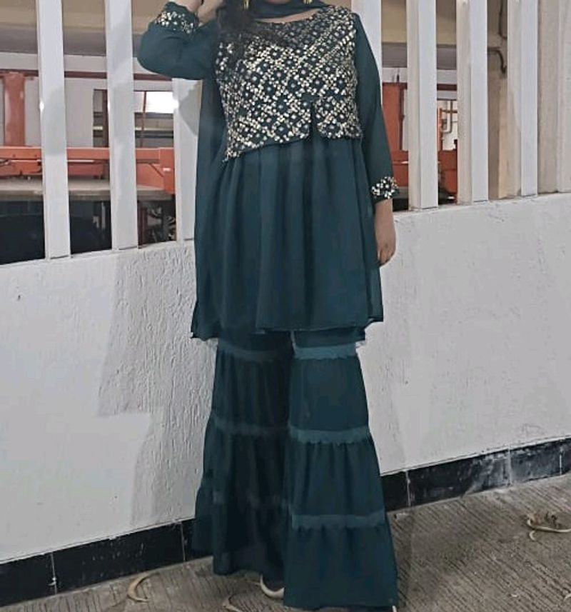 Gharara Dress