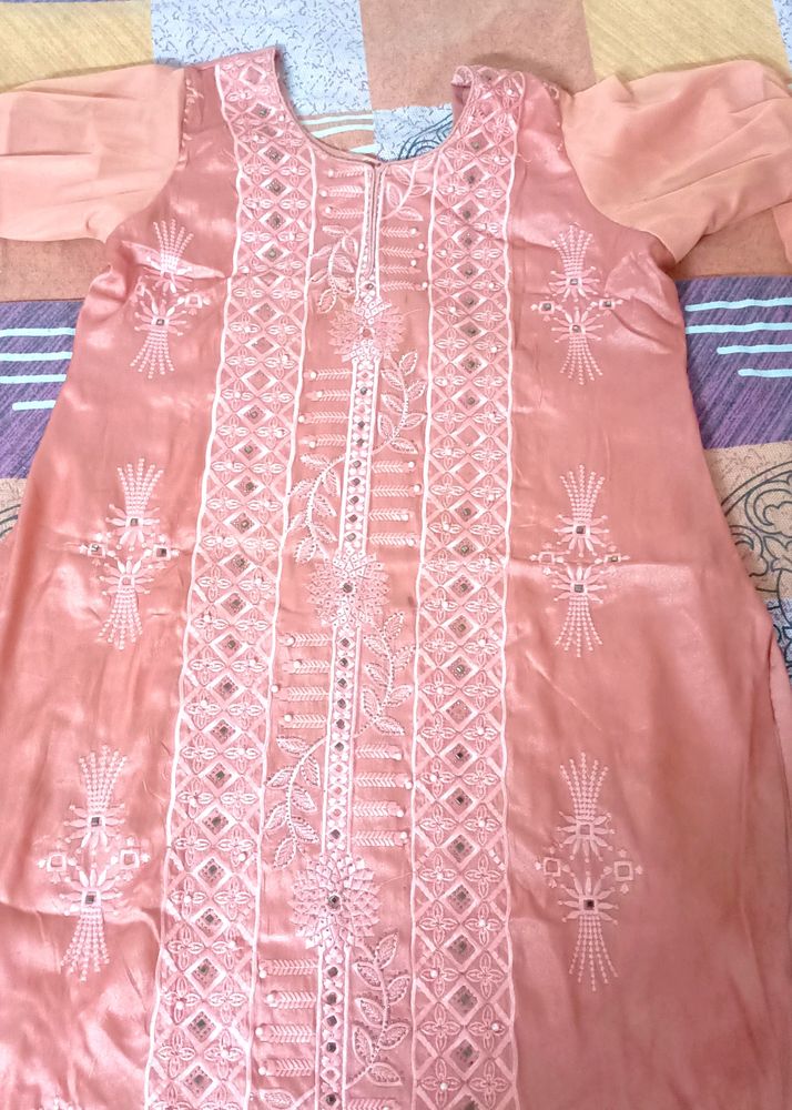 Designer Women Beautiful Suit With Salwar And Dupa