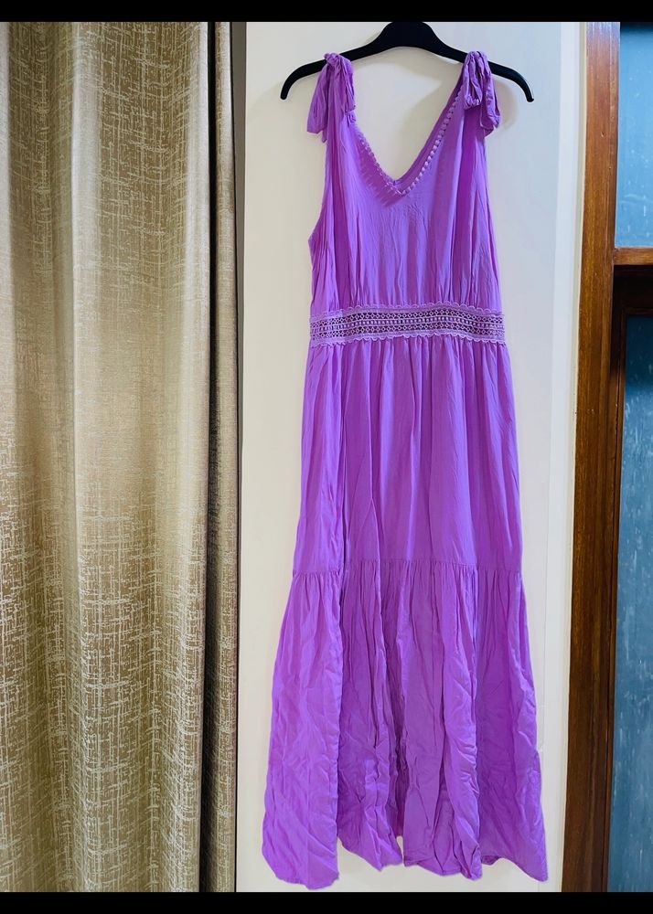 Purple Long Dress