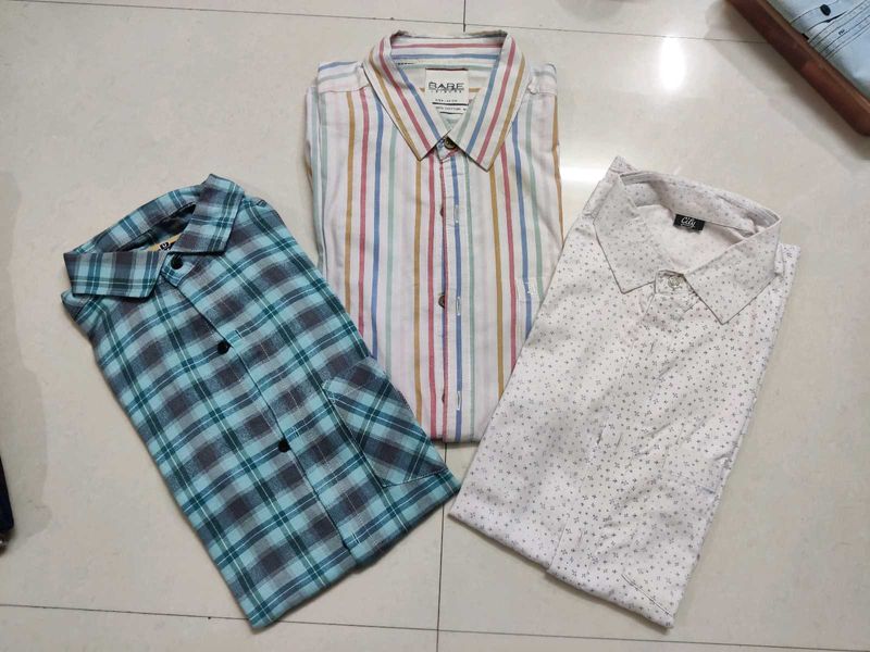 Pack Of 3 Formal Shirts