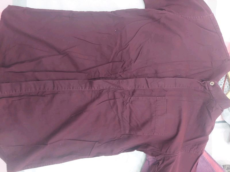 Cobb Brown Purple Shirt