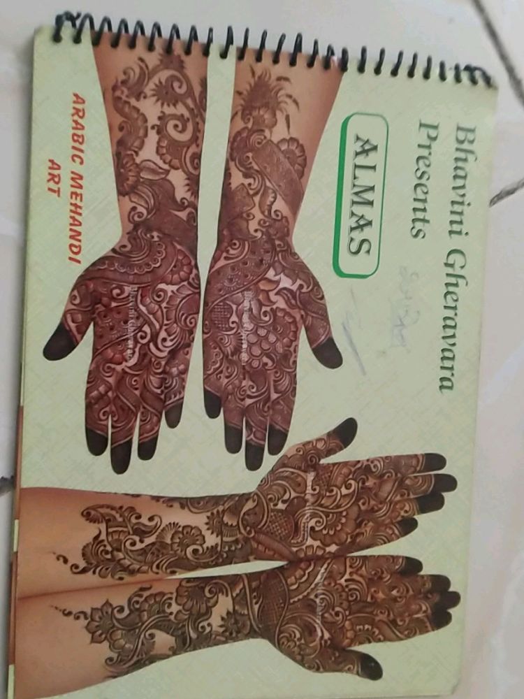 Arebic Mehndi Designs Book